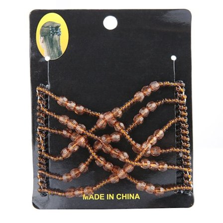 Magisk Hårkam Clip Perler Elastisk Dobbelt Kam Hårdisk Kaffe