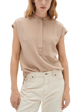 Inwear Lucie Top Premium Blusar Dam Brun 32