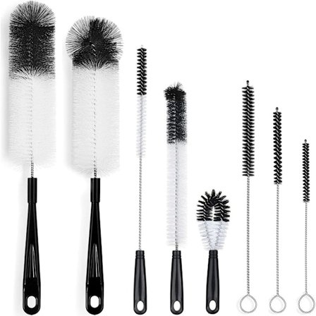 8-pack Flaskborste Set - Rengöringsborste - Flaskborste