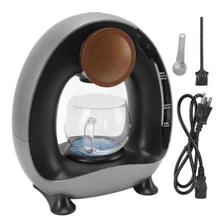 Drypp Kaffemaskin Konstant Temperatur Ekstraksjon Mini Stille med 240ml Vanntank Kaffemaskin for Te 110
