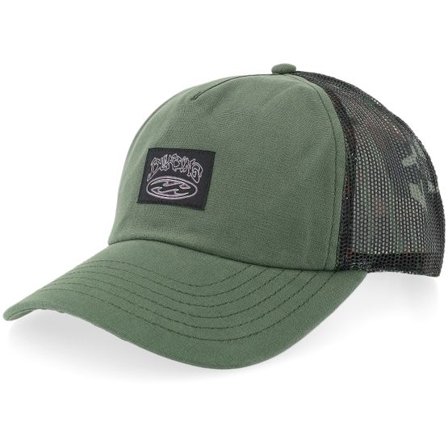 HUF - Grön trucker Keps - Bad Dog Green/Black A-frame Trucker @ Hatstore