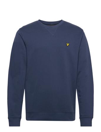 Crew Neck Sweatshirt Sweat-shirt Genser Marineblå Lyle & Scott*Betinget Tilbud