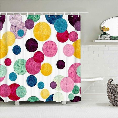 Heminredning Badrum Duschdraperi Bild-286