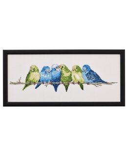 Stickpackung Bild Vögel