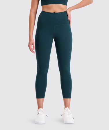 High-Waist 7/8 Training Tights | Gymnation forest green / S