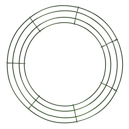 /EA/Gjør-det-selv jul metall jern krans julepynt dekorasjon Grønn 30