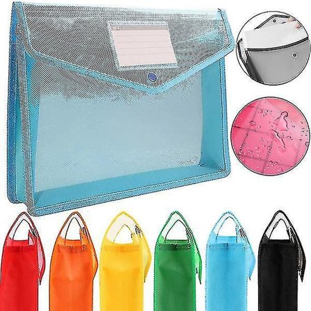 A4 Pp Vandtæt Transparent Dokument Opbevaring Organizer Pouch