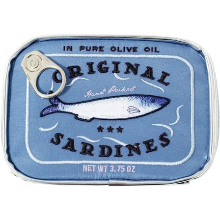 Kosmetisk taske Coquette Dame Kosmetisk taske, Sardine Kosmetisk æske Æstetisk toilettaske Rejse Kosmetisk taske Kosmetisk opbevaringspose