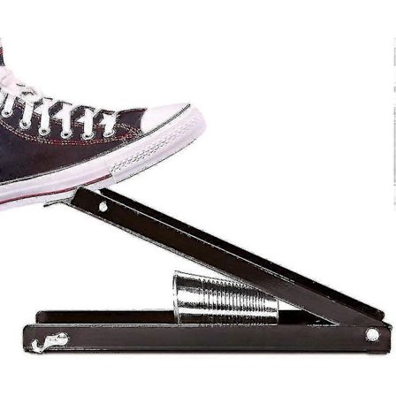 Kraftig burkkross, 47 cl metallburkkross Kraftig kross Fottyp - Återvinningsverktyg för aluminium Seltzer Soda Ölburkar och flaskor -Yx