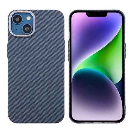 Kolfiber Skal iPhone 13 - Blå