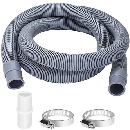 Afløbsslangeforlænger til vaskemaskiner, 2M afløbsslange universel vaskemaskineslange, afløbsslangeforlænger til opvaskemaskiner