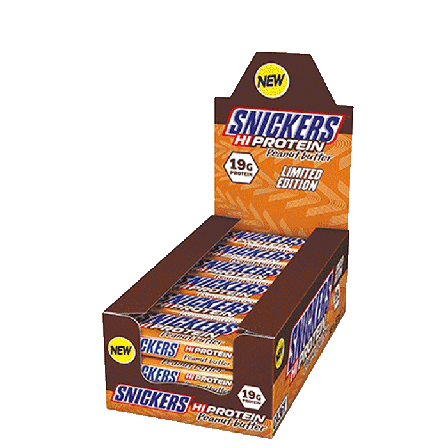 Mars 12 x Snickers Protein Bar 57 g Maapähkinävoita