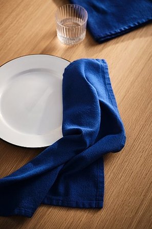 Jotex - Servet 2-pak Blauw blauw - BOLD - Koop Servetten bij Jotex