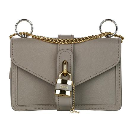 Chloé Pre-owned, Aby Leather Shoulder Bag Bruin, Dames, Maat:ONE Size