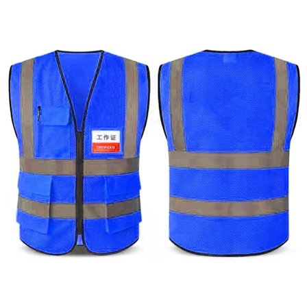 Sikkerhetsjakke med refleksstriper 3 3