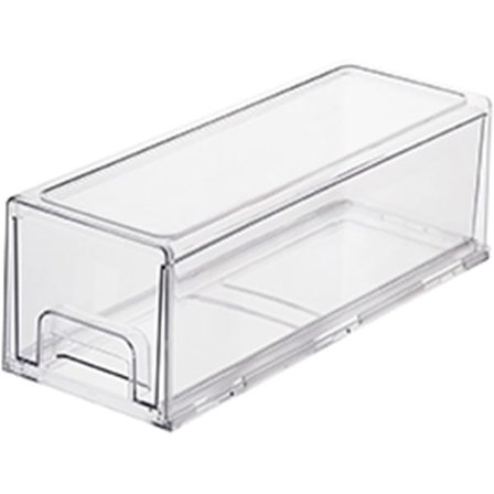 Stapelbara kylskåpsorganisationsbehållare med utdragbar låda, för frys, Ca