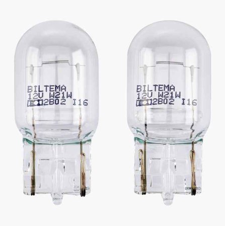 Glödlampa W3x16d 12 V 21 W 2 st. - Biltema
