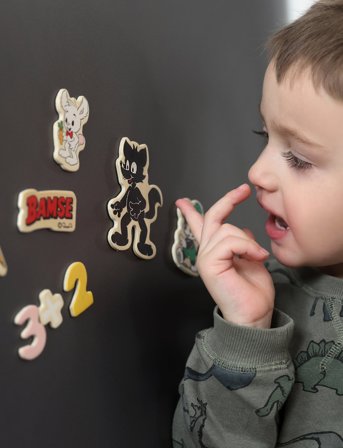 Bamse Magnetsiffror Och Figurer - Multi/patterned - ONE SIZE