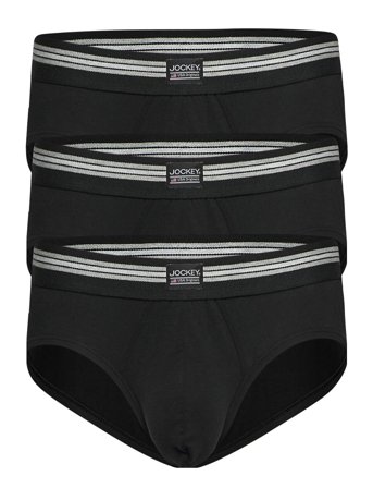 Jockey Brief 3-P - Black - L