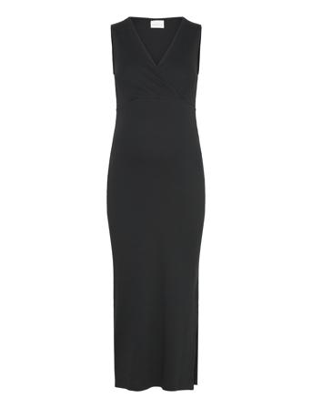 Mlemily Tess Sl Jrs Abk Dress 2F A. Mamalicious Black