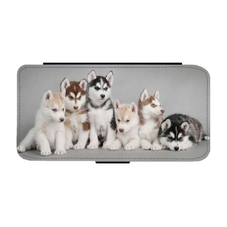 Siberian Husky Valpar Samsung Galaxy Note10 Plånboksfodral Multifärg