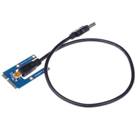 Usb 3.0 Mini Pci-e To Pcie Pci Express 1x To 16x Extender Riser Card Adapter Extension Cable For Mi