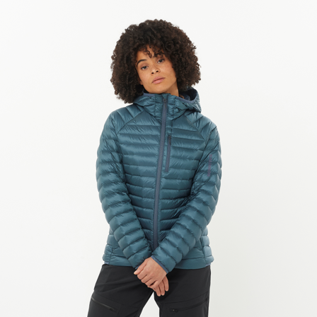 Salomon - Giacche Elixir Micro Down Hd W - Midnight Navy