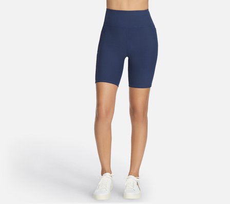 Skechers, GO FLEX Rib High Waisted 8" Bike Short, M, Dam