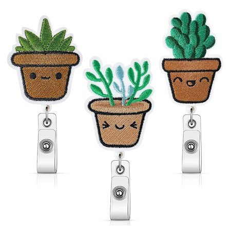 3 st utdragbar nyckelring märkeshållare