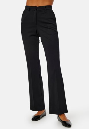 BUBBLEROOM Serene soft suit pants Black Klær