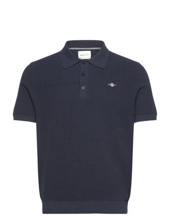 GANT | Micro Textured Cotton Ss Polo | XL
