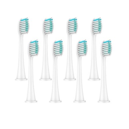 8-pakning Erstatningshoder for Philips Sonicare Serie 3, 6, 9 Hvit