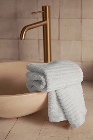 Pure - Handduk Supersoft 2-pack 30x50 cm - Vit - Handdukar - 30X50 - Från Homeroom