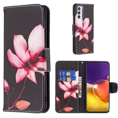 Wonderland Samsung Galaxy A82 5G Flip etui - Livlig blomst Black