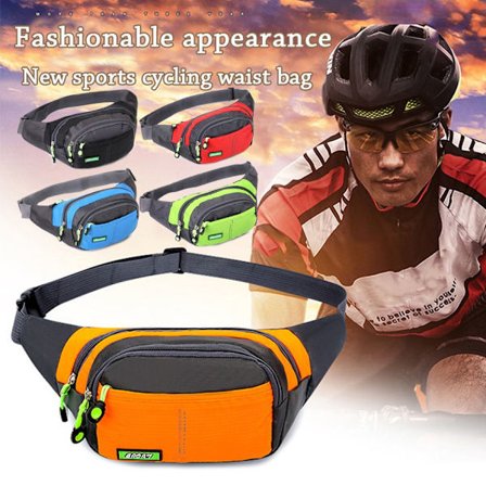 Midjebälte Pack Bum Bag Bröstpåse ORANGE