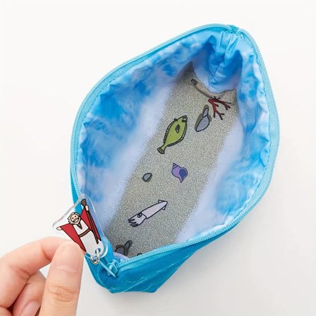 1 stk. Moses' mirakuløse deling af Det Røde Hav penalhus/makeup taske - tilfør trofast stil med smart opbevaring, ideel til kontor, skole og mere