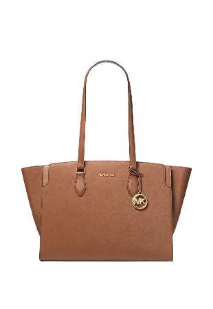 Michael Kors Becca Large Tote Handväskor Dam Brun ONESIZE