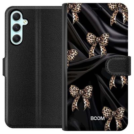 Plånboksfodral till Samsung Galaxy A34 med Leopard Bow