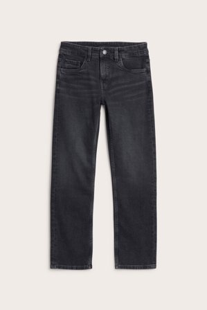 Kappahl | Straight jeans mid waist | Hopeanharmaa