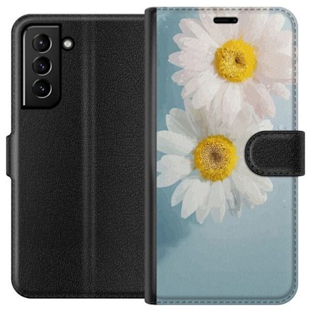 Plånboksfodral till Samsung Galaxy S21+ 5G med Sommarblommor