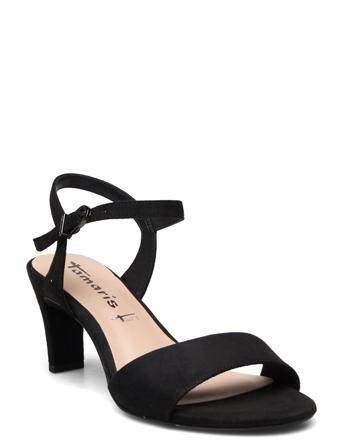 Women Sandals Sandal Med Hæl Svart Tamaris*Betinget Tilbud