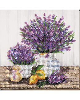 Perlebroderi Lavenders aroma - Abris Art