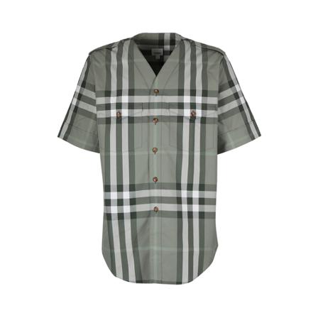 Burberry, Casual Shirts Groen, Heren, Maat:M