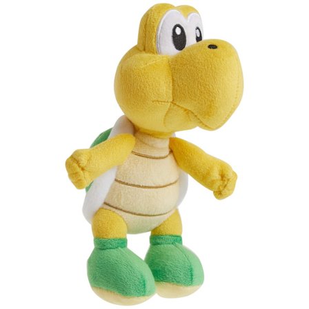 Super Mario All-Stars 1425 Koopa Troopa Plysch, 15 cm, Flerfärgad Super Mario Pata Sköldpadda Plysch - Perfekt