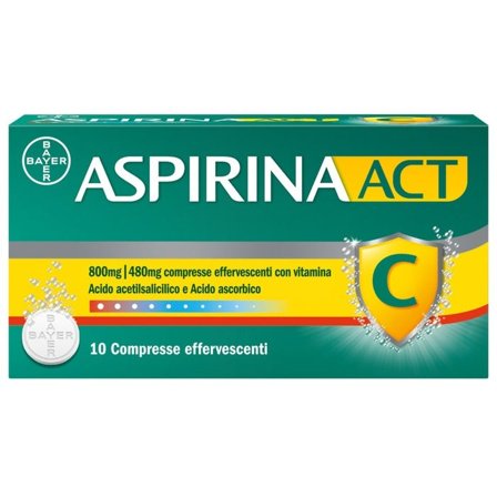 AspirinaACT C antinfiammatorio e antidolorifico per Febbre e