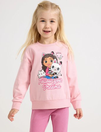 Lindex Sweatshirt Gabbys Dollhouse - Pink - 128