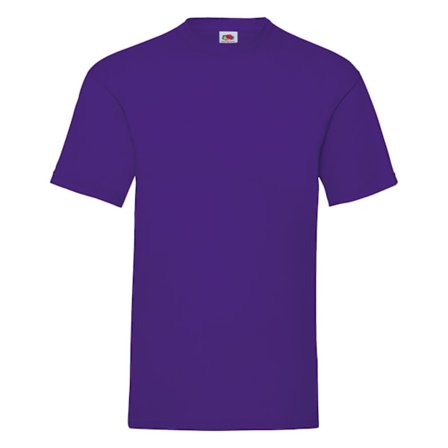 Fruit Of The Loom Mens Valueweight Kortärmad T-shirt XL Purp
