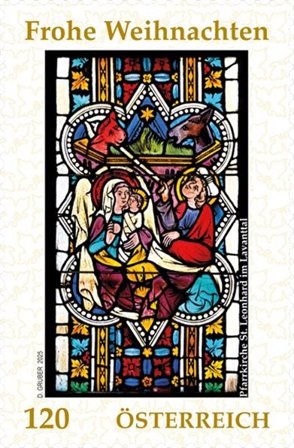 Østrig - Julen 2025: Pfarrkirche - Postfrisk frimærke