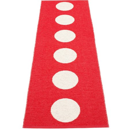 Pappelina Matta Vera, 70 x 225 cm, red/vanilla | Inredning > Mattor | Bagaren och Kocken