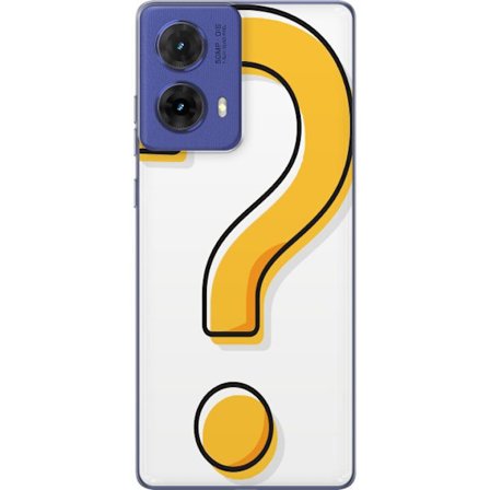 Kompatibel Mobilcover til Motorola Moto G85 Spørgsmålstegn